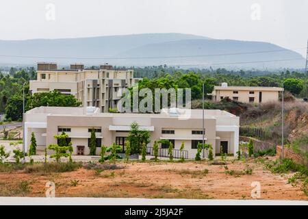 big bungalow looking awesome of a Indian colony Stock Photo