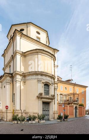 Oratory of Santa Maria delle Grazie, Parma, Italy, on a sunny day Stock Photo