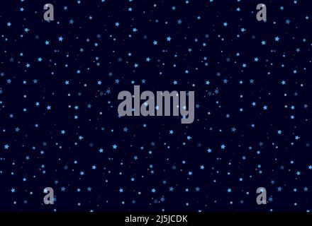 Blue star cosmic vector pattern background wallpaper Stock Vector
