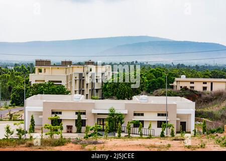 big bungalow looking awesome of a Indian colony Stock Photo