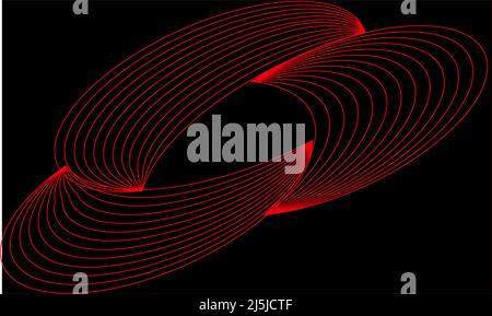 abstract blue background with lines. illustration technology. Stock Vector