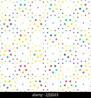 Funny colorful small dot circle pattern design. Vector illustration Stock Vector