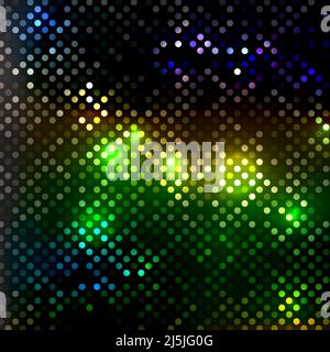 Abstract bright multicolored dotted wallpaper background. Vector illustration Stock Vector