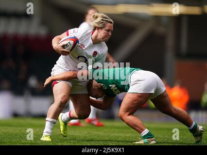 England's Marlie Packer in action during the Guinness Women's Six ...