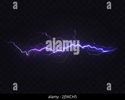 lightning light effect background realistic flash with lightning ...