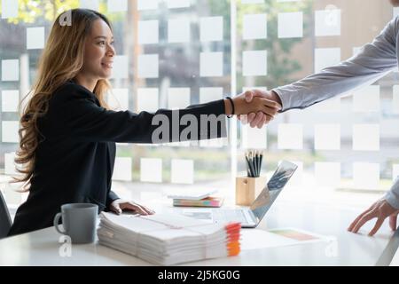 Business People. Successful Business Partner Shaking Hands in th