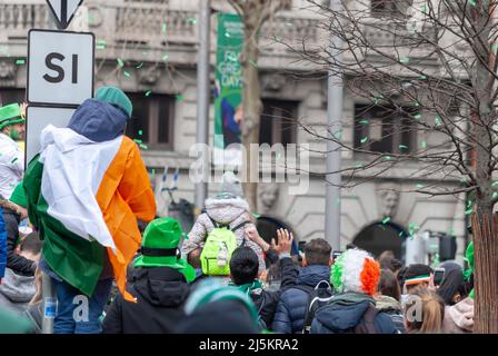 Dublin Ireland St Patrics day parade Stock Photo