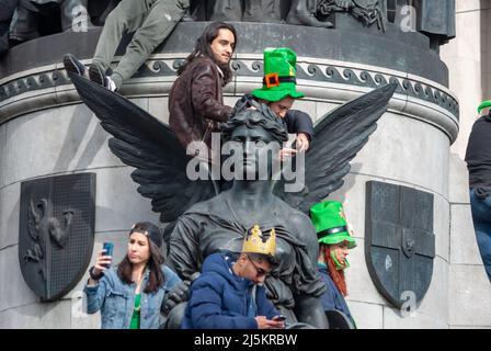 Dublin Ireland St Patrics day parade Stock Photo