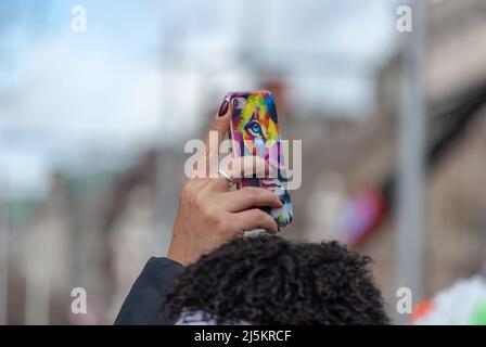 Dublin Ireland St Patrics day parade Stock Photo