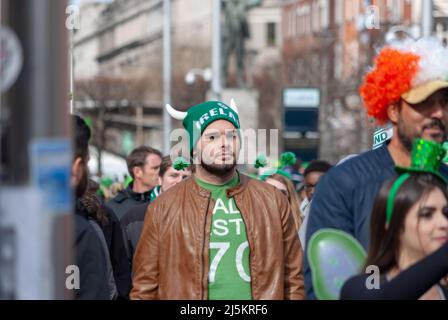 Dublin Ireland St Patrics day parade Stock Photo