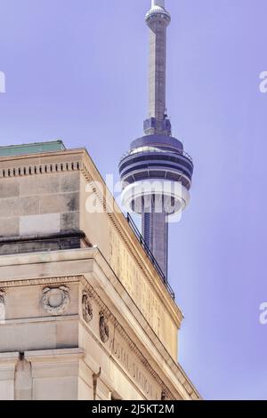 Travel scene in Toronto Canada, 2022