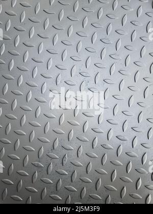Silver Metal Background. Shiny Gray Surface. Painted Iron Plate With Scratche Stock Photo