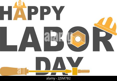 Labor day icon design illustration template vector Stock Vector