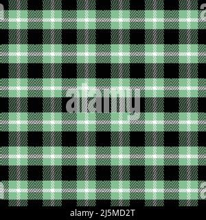 Plaid checkered fabric pattern. Modern plaid design for shirts, skirts, tablecloths, flannel, and blanket. Vector illustration. eps 10 Stock Vector