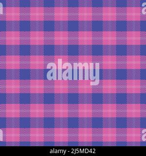 Plaid checkered fabric pattern. Modern plaid design for shirts, skirts, tablecloths, flannel, and blanket. Vector illustration. eps 10 Stock Vector