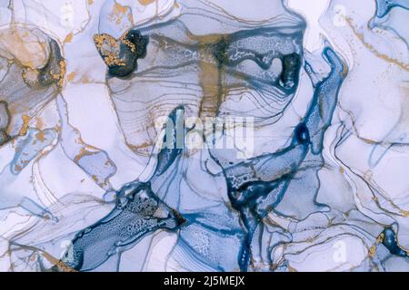 Abstract fluid art painting alcohol ink technique background Stock ...