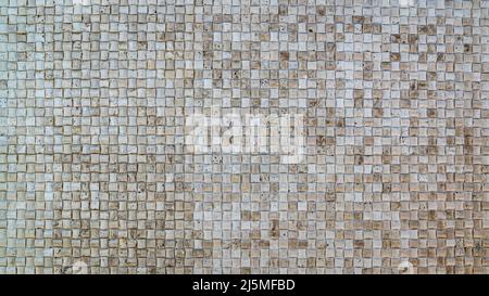 Small square texture of granite or marble for interior walls and decoration. Stones texture. Stock Photo