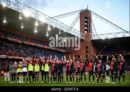 Genoa Cfc Vs Cagliari Calcio Foto Editorial - Imagem de objetivo