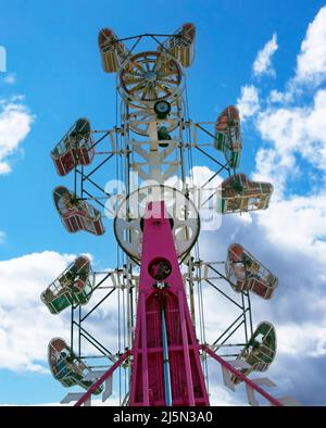 Zipper carnival ride Stock Photo