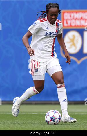 Lyon, France, 24th April 2022. Melvin Malard of Lyon during the UEFA Womens Champions League match at OL Stadium, Lyon. Picture credit should read: Jonathan Moscrop / Sportimage Credit: Sportimage/Alamy Live News Stock Photo