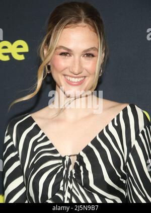 West Hollywood, Ca. 24th Apr, 2022. Madison Lintz, at Los Angeles Special Screening And Panel For Amazon Freevee's New Series 'Bosch: Legacy' at The London West Hollywood in West Hollywood, California on April 24, 2022. Credit: Faye Sadou/Media Punch/Alamy Live News Stock Photo