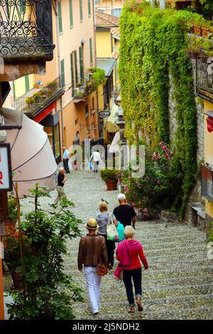 Bellagio on the shores of Lake Como in northern Italy Stock Photo
