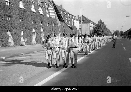 Transfer of command at the U.S. Forces in Munich, McGraw Barracks. [automated translation] Stock Photo