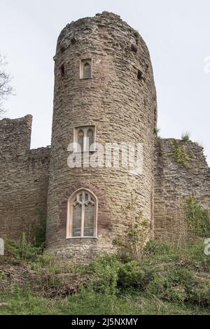 Ludlow Castle,Castle Square, Ludlow, England SY8 1AY Stock Photo