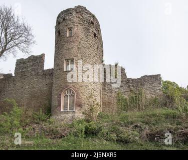 Ludlow Castle,Castle Square, Ludlow, England SY8 1AY Stock Photo