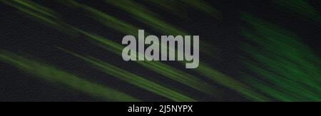 Bunner of elegant dark green and black background and old vintage grunge texture. Stock Photo