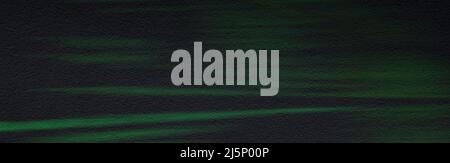 Bunner of elegant dark green and black background and old vintage grunge texture. Stock Photo