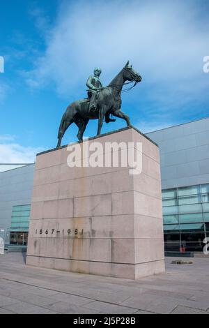 Carl Mannerheim Equestrian Statue in Helsinki, Finland Stock Photo - Alamy