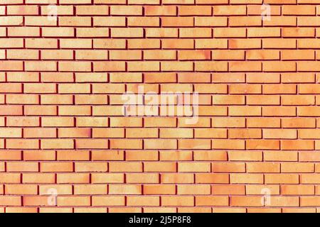 Front view of a two tone brick wall at San Francisco, California Stock Photo