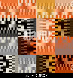 Line Art abstract vector pattern artwork made with various geometric shapes and linear elements. Minimal graphics design for poster, cover, art, prese Stock Vector