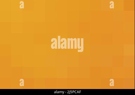 Gradient yellow background. Geometric texture from yellow squares. A backing of mosaic squares. Abstract pixel yellow backdrop, space for your design Stock Vector