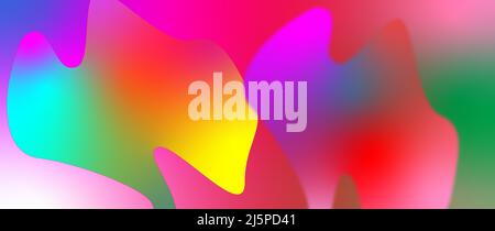 Red abstract baground. Red into yellow colour baground. Smooth gradation. Blurred and smooth baground Stock Vector
