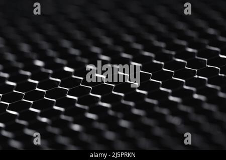 Abstract hi-tech surface with a honeycomb cells Stock Photo