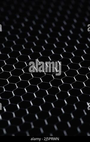 Abstract hi-tech surface with a honeycomb cells Stock Photo