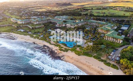 Grand Hyatt Kauai Resort and Spa, Koloa, Kauai, Hawaii, USA Stock Photo