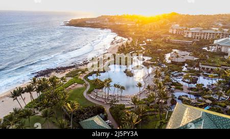 Grand Hyatt Kauai Resort and Spa, Koloa, Kauai, Hawaii, USA Stock Photo