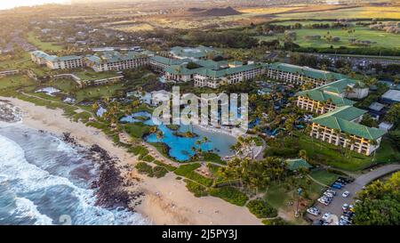 Grand Hyatt Kauai Resort and Spa, Koloa, Kauai, Hawaii, USA Stock Photo