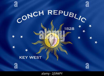 Conch Republic - Key West - Florida Stock Photo