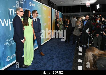 Bill Nighy, Naomie Harris and Jimmi Simpson Stock Photo