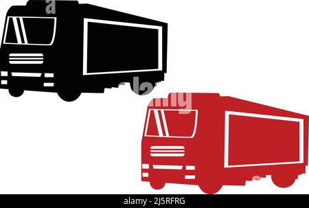 truck logistic vector, Truck Is On-Highway Business Commercial Cargo, Trade and Transport Stock vector, Road Transport Lorries Stock Vector
