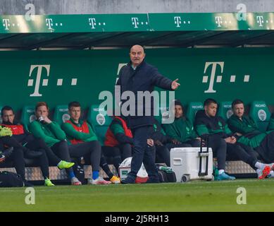 BUDAPEST, HUNGARY - APRIL 24: Anderson Esiti of Ferencvarosi