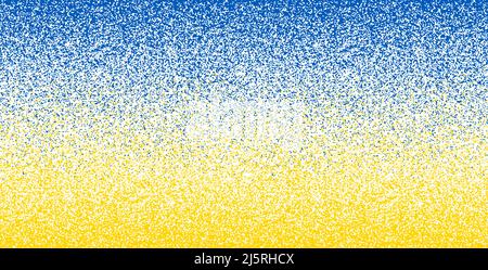 Ukraine flag texture vector illustration. Stand with Ukraine banner. Ukrainian flag blue and yellow colors texture. Stock Vector