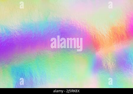 Holographic foil background. Abstract shiny festive backdrop Stock Photo