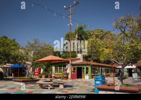 Spanish Village Art Center in Balboa Park, San Diego Stock Photo