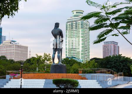 Statue of the Sentinel of Freedom, Rizal Park, Manila, Philippines - 08.11.2019 Stock Photo