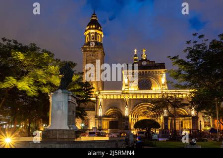 Manila Cathedral, Intramuros, Manila, Philippines - 08.11.2019 Stock Photo